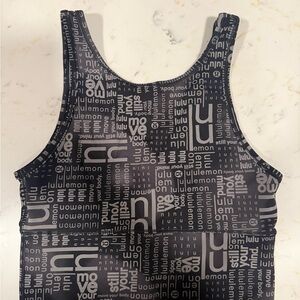 Lululemon Logo Print Tank Top